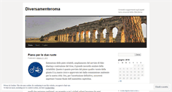 Desktop Screenshot of diversamenteroma.wordpress.com