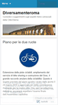 Mobile Screenshot of diversamenteroma.wordpress.com