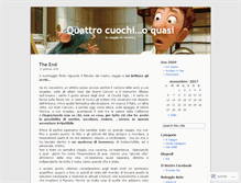 Tablet Screenshot of 4cuochi.wordpress.com