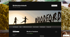 Desktop Screenshot of birthticktockdeath.wordpress.com