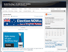 Tablet Screenshot of hardrainnews.wordpress.com