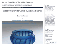 Tablet Screenshot of ancientglass.wordpress.com