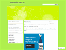 Tablet Screenshot of couponhelpplease.wordpress.com