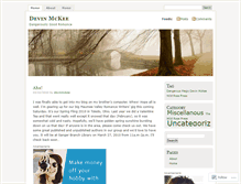 Tablet Screenshot of devinmckee.wordpress.com
