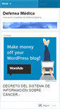 Mobile Screenshot of defensamedica.wordpress.com