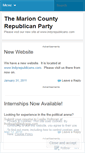 Mobile Screenshot of marioncountygop.wordpress.com