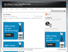 Tablet Screenshot of marioncountygop.wordpress.com