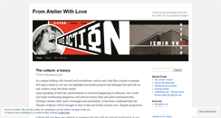 Desktop Screenshot of fromatelierwithlove.wordpress.com