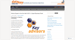 Desktop Screenshot of datakeyconsulting.wordpress.com