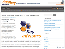 Tablet Screenshot of datakeyconsulting.wordpress.com
