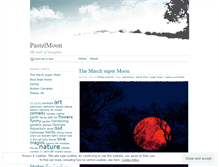 Tablet Screenshot of pastelmoon.wordpress.com