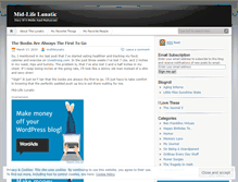 Tablet Screenshot of midlifelunatic.wordpress.com