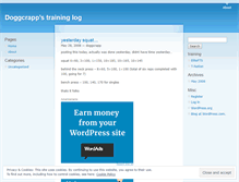 Tablet Screenshot of doggcrapp.wordpress.com