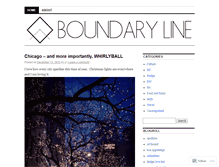 Tablet Screenshot of boundarylinecollective.wordpress.com