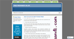 Desktop Screenshot of deniarisandi.wordpress.com