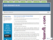 Tablet Screenshot of deniarisandi.wordpress.com