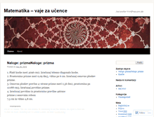 Tablet Screenshot of matematicnevaje.wordpress.com