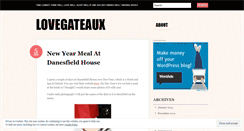 Desktop Screenshot of lovegateaux.wordpress.com