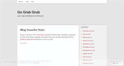 Desktop Screenshot of grabgrub.wordpress.com