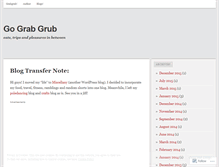 Tablet Screenshot of grabgrub.wordpress.com