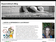 Tablet Screenshot of espaciodelua.wordpress.com