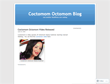Tablet Screenshot of coctomom.wordpress.com