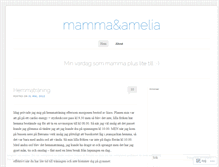 Tablet Screenshot of mammaochamelia.wordpress.com