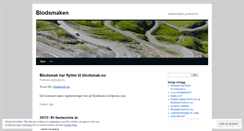 Desktop Screenshot of blodsmak.wordpress.com