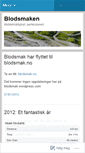 Mobile Screenshot of blodsmak.wordpress.com