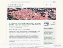 Tablet Screenshot of ilnuovoborghese.wordpress.com