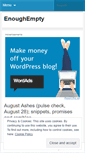 Mobile Screenshot of enoughempty.wordpress.com