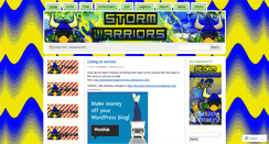 Desktop Screenshot of clubpenguinstormwarriors.wordpress.com