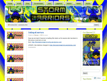 Tablet Screenshot of clubpenguinstormwarriors.wordpress.com