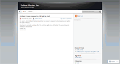 Desktop Screenshot of defiantmarine.wordpress.com