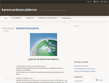 Tablet Screenshot of karencardozocalderon.wordpress.com