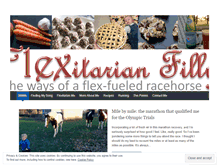 Tablet Screenshot of flexitarianfilly.wordpress.com