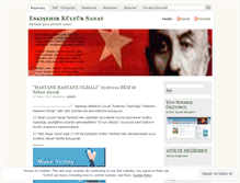 Tablet Screenshot of eskisehirkultur.wordpress.com