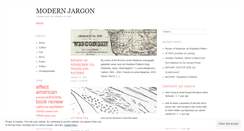 Desktop Screenshot of modernjargon.wordpress.com