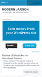 Mobile Screenshot of modernjargon.wordpress.com