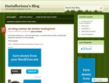 Tablet Screenshot of dariafloriana.wordpress.com