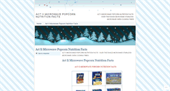 Desktop Screenshot of actiimicrowavepopcornnutritionfactskep.wordpress.com
