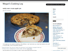 Tablet Screenshot of meganscookinglog.wordpress.com