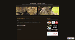 Desktop Screenshot of 2prongrhino.wordpress.com