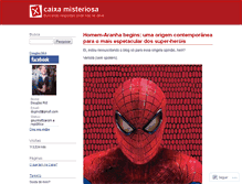 Tablet Screenshot of caixamisteriosa.wordpress.com