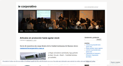 Desktop Screenshot of iecorporativo.wordpress.com