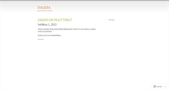 Desktop Screenshot of daada.wordpress.com