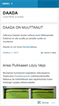 Mobile Screenshot of daada.wordpress.com
