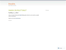 Tablet Screenshot of daada.wordpress.com