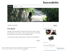 Tablet Screenshot of inwoodette.wordpress.com