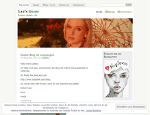 Tablet Screenshot of letsglow2012.wordpress.com